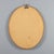 Wood Oval Mirror in Mahogany For Sale - Image 7 of 8