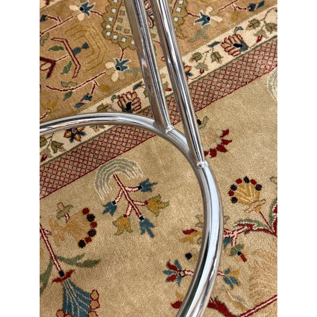 Mid 20th Century Lusch & Co. Balloon Sling Chair, Forest Green Suede For Sale - Image 5 of 12