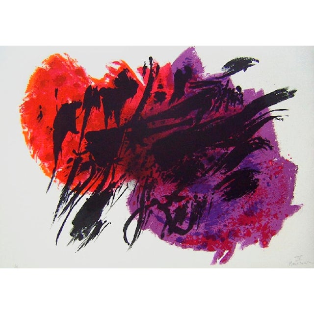Alfred MANESSIER (1911-1993) Easter Suite, The Tortures 1978 Original lithograph on Arches paper Edition of 99 copies...
