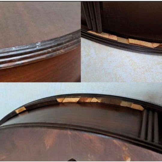 1920s–30s Federal/Hepplewhite Revival Mahogany Drum Table Paw Feet Single Drawer For Sale - Image 12 of 12