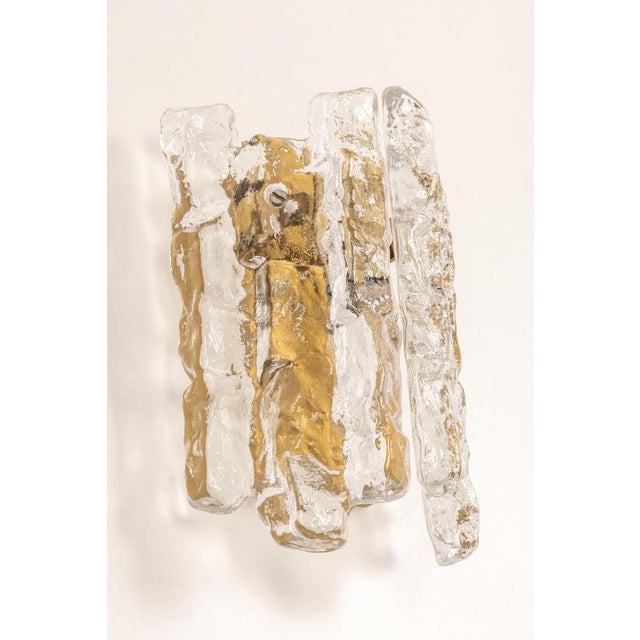 Glass Sconces from Kalmar, Austria, 1960s, Set of 2 For Sale - Image 7 of 11