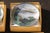 Vintage Set of 8 Jingdezhen Porcelain Decorative Plates With Chinese Landscape Scenes & Traditional Asian Architecture For Sale - Image 9 of 18