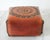 Animal Skin Vintage Hand Tooled Square Leather Trinket Box For Sale - Image 7 of 9