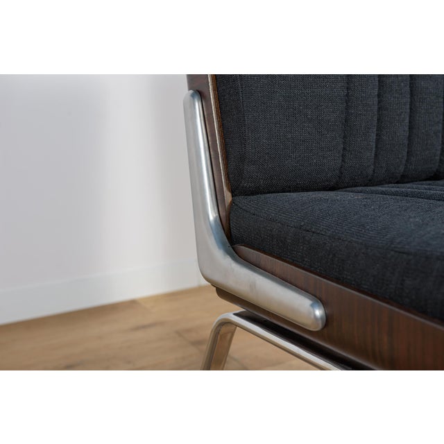 Chrome and Rosewood Chairs from Gordon Russell, United Kingdom, 1970s, Set of 4 For Sale - Image 17 of 18