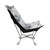 Navy Blue Puff Chair Complete Prisma Navy For Sale - Image 8 of 8