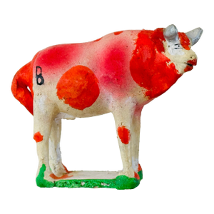 1940’s Mexican Folk Art Pottery Cow Bank