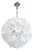 Chandelier in Murano Glass & Chrome by Paolo Venini for Veart, Italy, 1960s For Sale