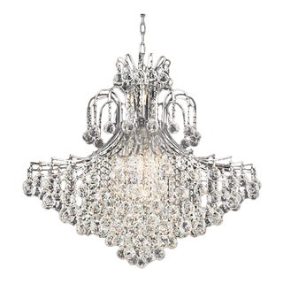 Swaroski Spectra Crystal Chandelier For Sale