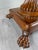 Wood 19th Century Empire Oval Table with Central Pedestal Base For Sale - Image 7 of 9