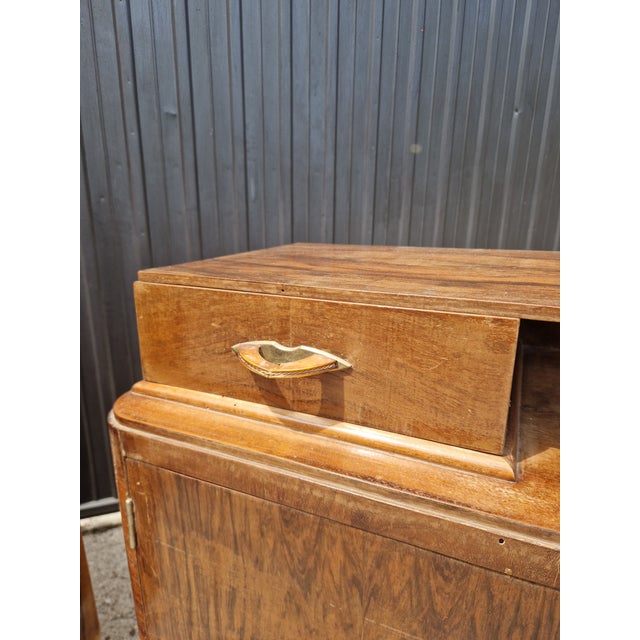 Vintage Art Deco Bedside Tables, 1930s, Set of 2 For Sale - Image 14 of 18