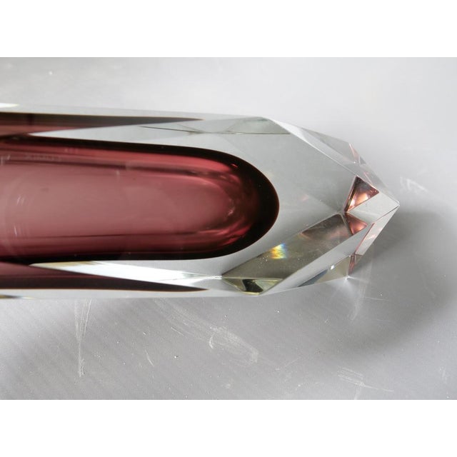 Murano Glass Vase by Luigi Mandruzzato, 1970s For Sale - Image 6 of 7