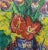 Pauline Polk -Still Life of Red & Yellow Flowers in a Blue Vase- Painting For Sale In Los Angeles - Image 6 of 11