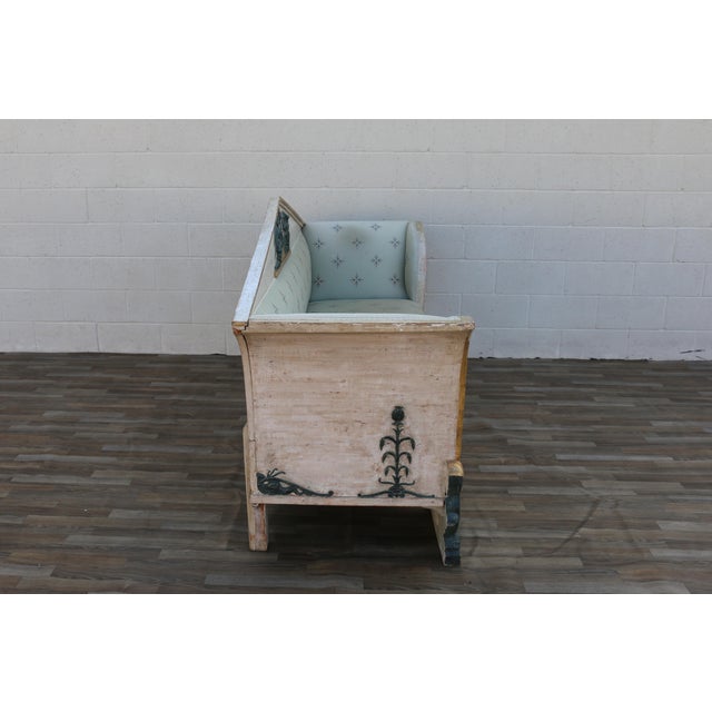 Early 19th Century Swedish Gustavian Neoclassical Sphinx Sofa, Parcel-Gilt For Sale - Image 14 of 18