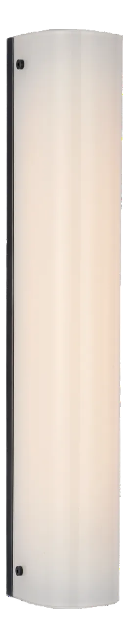Barbara Barry for Visual Comfort Signature Penhold 18" Bath Light in Bronze with White Glass