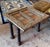 Wood Vintage Marquetry Wood and Mother of Pearl Inlay Folding Game Table For Sale - Image 7 of 10