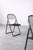 Vintage Swedish Black Metal Åland Chairs by Niels Gammelgaard for Ikea, 1980s, Set of 5 For Sale - Image 12 of 18