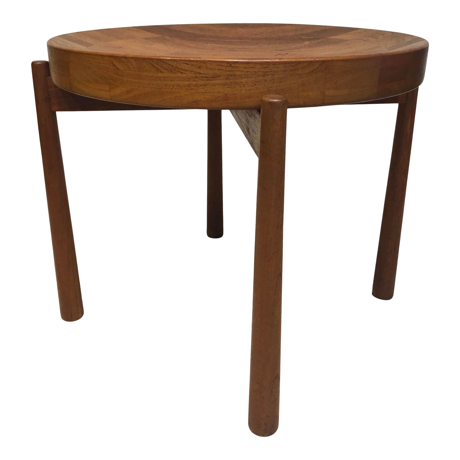 MidCentury Modern DUX Solid Teak Side Table Chairish