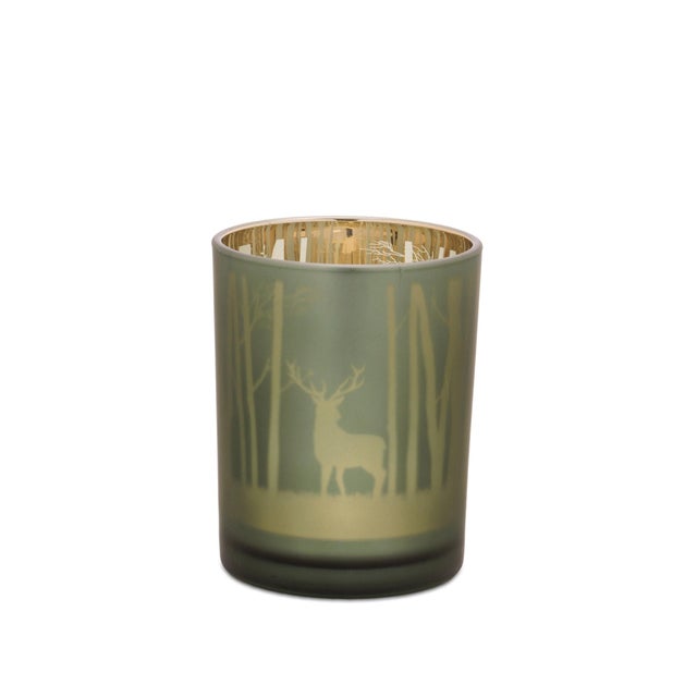 2020s Mossy Oak Deer Candle Holder (Set of 2) For Sale - Image 5 of 5