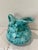 Studio Art Pottery Pitcher Turquoise Crystalline Glaze Signed HKS c.1960s For Sale - Image 4 of 12
