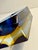 1960s Flavio Poli for Seguso Vetri D’Arte Murano Sommerso Blue & Amber Glass Ashtray For Sale - Image 10 of 11