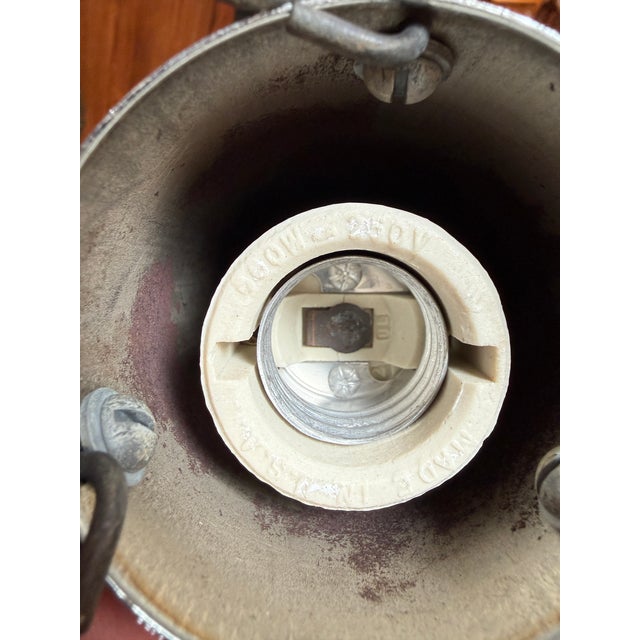 Mid 20th Century Art Deco Saturn Etched-Glass + Chrome Chandelier For Sale - Image 12 of 12