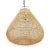 Wood Raw Rattan Batu Drop Pendant Light Medium For Sale - Image 7 of 11