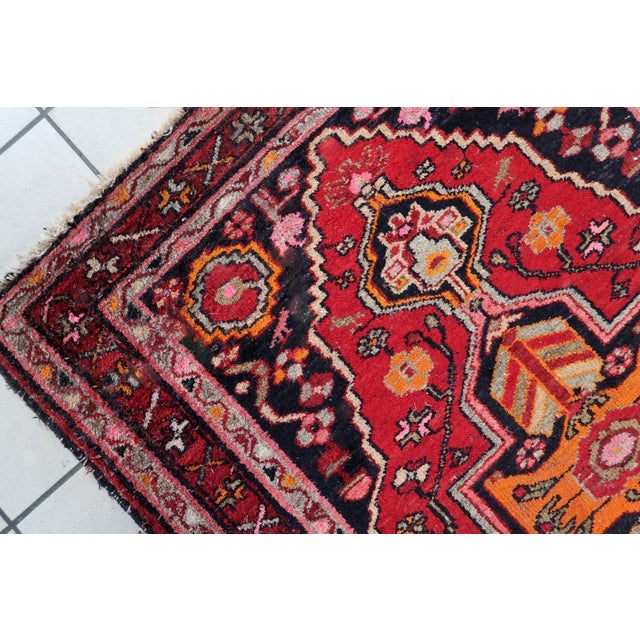 1920s, Antique Persian Hamadan Rug 3.5' X 4.8' For Sale In New York - Image 6 of 14