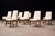 Cimo, Brazil, 1950 — Set of 8 Tall-Back Dining Chairs in Caviúna With Warm Bone Performance Linen For Sale - Image 9 of 16
