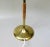 Brass Table Lamp with Cocoon Shade & Trumpet Base, Austria, 1960s For Sale - Image 17 of 18