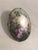 Late 19th Century Antique Victorian Porcelain Brooch With Pink Roses For Sale - Image 5 of 7