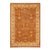 Mogul, One-of-a-Kind Hand-Knotted Area Rug - Orange, 6' 3" x 9' 4" For Sale