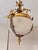 1960s French Brass & Etched Glass Bowl Pendant Light - Restored For Sale - Image 13 of 18