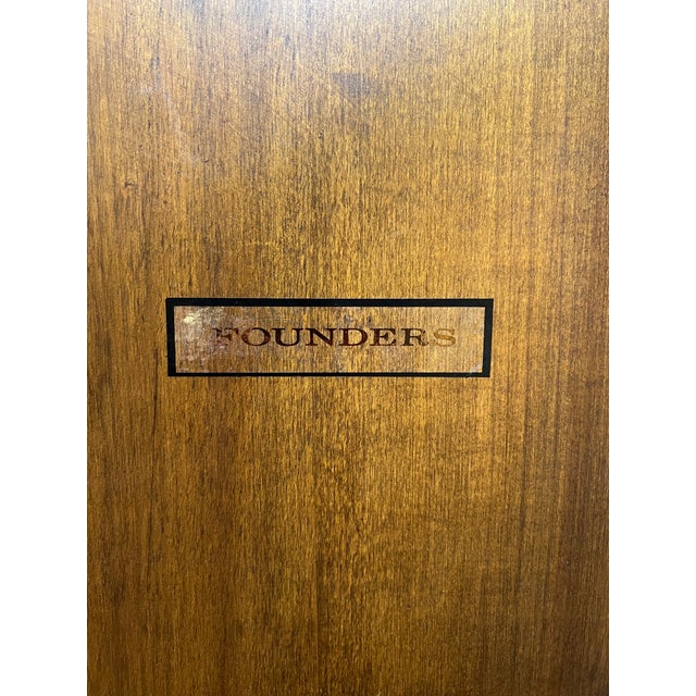 Founders Furniture Company Mid-Century Modern Founders Furniture Parsons Table For Sale - Image 4 of 4