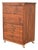 Antique Arts & Crafts Walnut 10-Drawer Flat File Cabinet, Circa 1900 For Sale