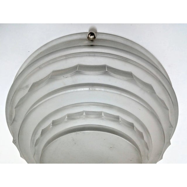 Art Deco French Art Deco Flush Mount by Sabino For Sale - Image 3 of 7