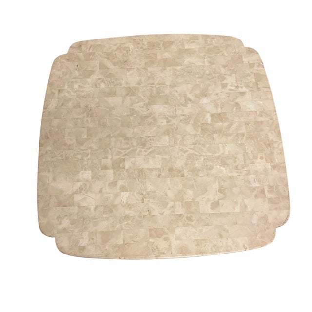 Embodying the sophisticated elegance of Palm Beach Regency and mid-century luxury design, this striking vintage square...