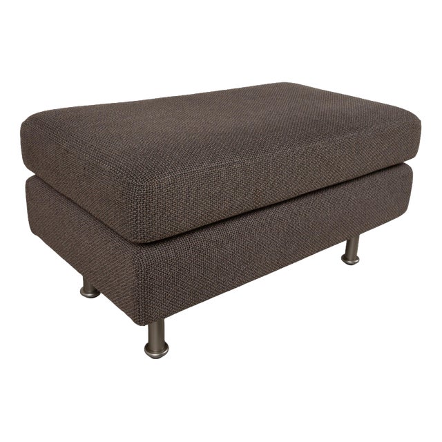 Grey Fabric Conseta Stool from Cor For Sale