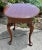 Knob Creek Cherry Oval End Table Vintage Queen Anne Side Drawer 1980s Accent For Sale - Image 13 of 14