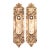 Pair of 1890s R&e Italian Renaissance Verocchio Brass Door Back Plates For Sale