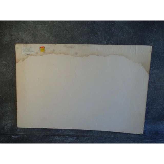 Jae Carmichael Unsigned Barn Study Capistrano Modernist Oil on Board For Sale - Image 9 of 10