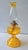 Victorian Vintage Amber Glass Kerosene Oil Lamp With P&a Eagle Burner and Chimney For Sale - Image 3 of 11