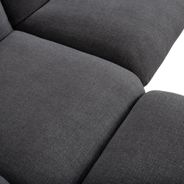 Textile Jalis Corner Sofa in Grey Fabric from COR For Sale - Image 7 of 14