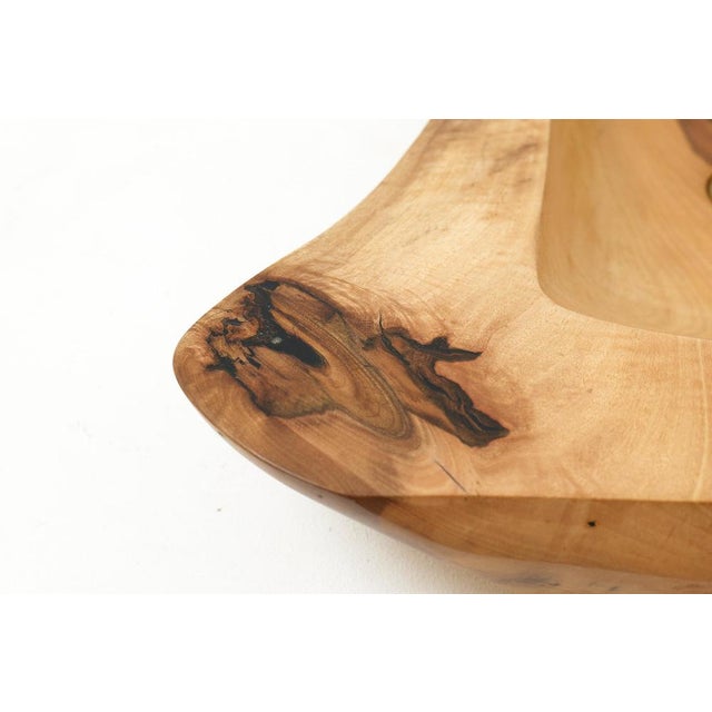 Wood Live Edge Wood Bathroom Sink by Logniture For Sale - Image 7 of 18