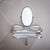 Wall-mounted Vanity Console with Mirror by Gio Ponti, Italy, 1930s For Sale - Image 10 of 11