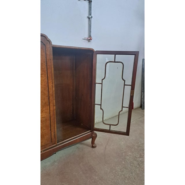 Art Deco Chippendale Display Bookcase, 1920s For Sale - Image 4 of 11