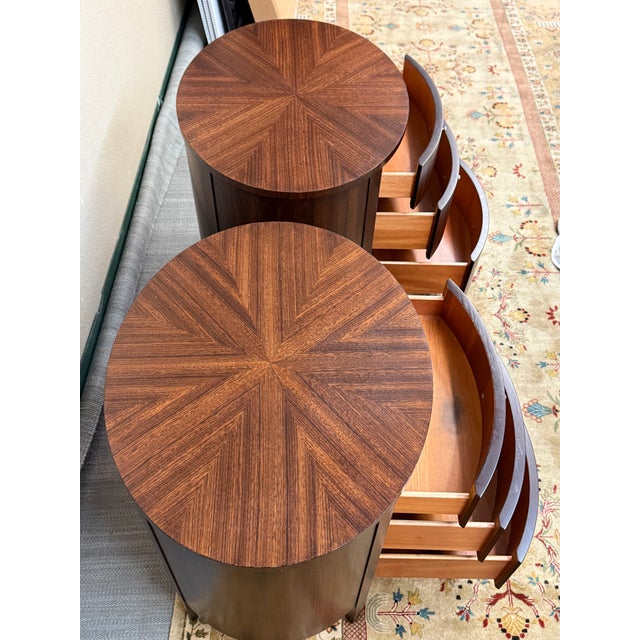 Brown Ethan Allen Bromley Nightstands, Pair For Sale - Image 8 of 12