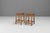 Pair of solid pine mid-century lab stools. Patina and signs of age. U.K circa 1950.