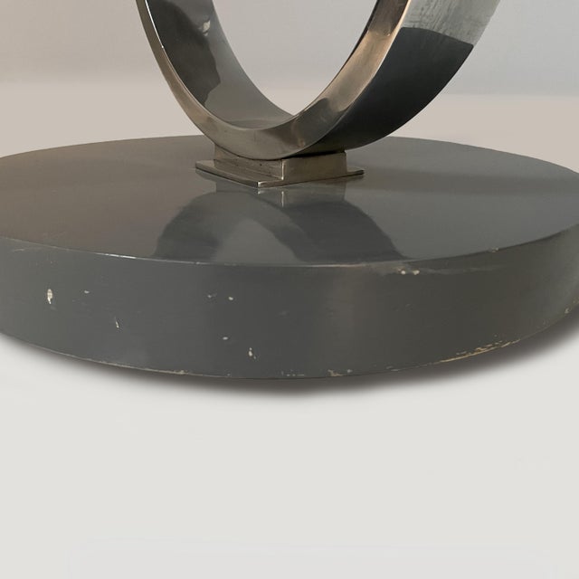Italian Art Deco Floor Lamp with Integrated Table, 1930s For Sale - Image 11 of 14