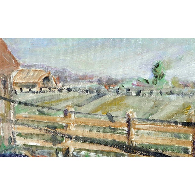 American Grazing Cows - Farm Landscapeb by j.w. Ford For Sale - Image 3 of 6