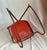 1930’s Rare Vintage John Gordon Rideout Red Clamshell Metal Child's Chair For Sale - Image 10 of 11